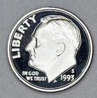 1993-S Proof Silver Roosevelt Dime 90% .900 San Francisco Mint