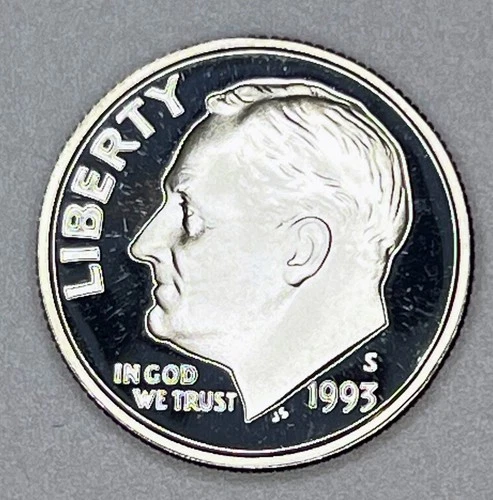 1993-S Proof Silver Roosevelt Dime 90% .900 San Francisco Mint