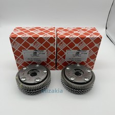 2x febi for 05-15 Mercedes-Benz G550 S400 SL550 GLK350 Intake Camshaft Adjusters