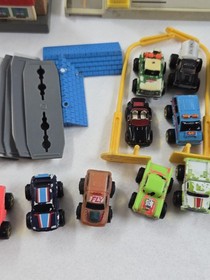 Vintage Micro Machines City Playset Lot Buildings Roads Vehicles Airport Garage
