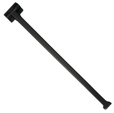 Black STLA Aluminium Folding Table Leg and Slider Rail Campervan Caravan