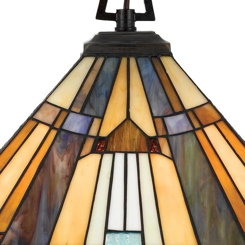 Quoizel 3 Light Inglenook Pendant in Valiant Bronze - TFIK1817VA - Picture 2 of 3