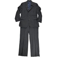 Christian Dior Monsieur Gray Pinstripe 100 Virgin Wool 2 Piece Suit Menswear