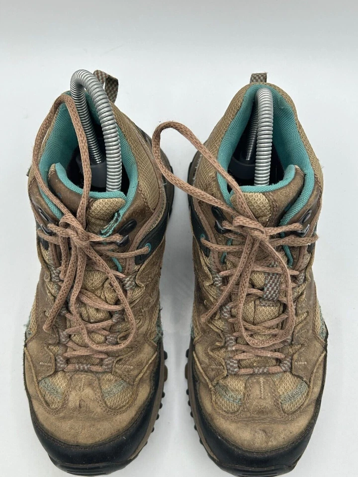 Merrell Salida Dark Earth SHARP Hiking Boot Women's Sz 7.5 Brown Suede - Image 3 of 4