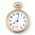 ANTIQUE HAMILTON GRADE 992 MONTGOMERY DIAL RAILROAD POCKET WATCH 21J GOLD FILL