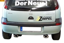 FOX Duplex Sportauspuff je 1x115x85mm eingerollt Absorber Opel Corsa C Bj 00-06