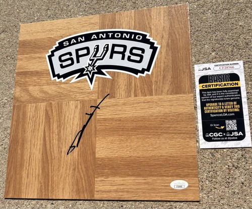 DYLAN HARPER SIGNED 12X12 Floor Tile JSA COA SAN ANTONIO SPURS B - Afbeelding 1 van 2