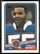 1988 Topps Cornelius Bennett RC #230 Buffalo Bills