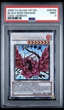 Yu-Gi-Oh! Schwarzer Rosendrache CSOC-DE039 1. Auflage Ultra Rare PSA 9 POP 1!!!
