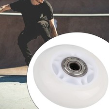For Skates/luggage Inline Skate Wheels Bearings White 64/70/72mm Accessories