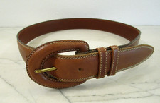 Vintage Coach M British Tan Bridle belt 3922