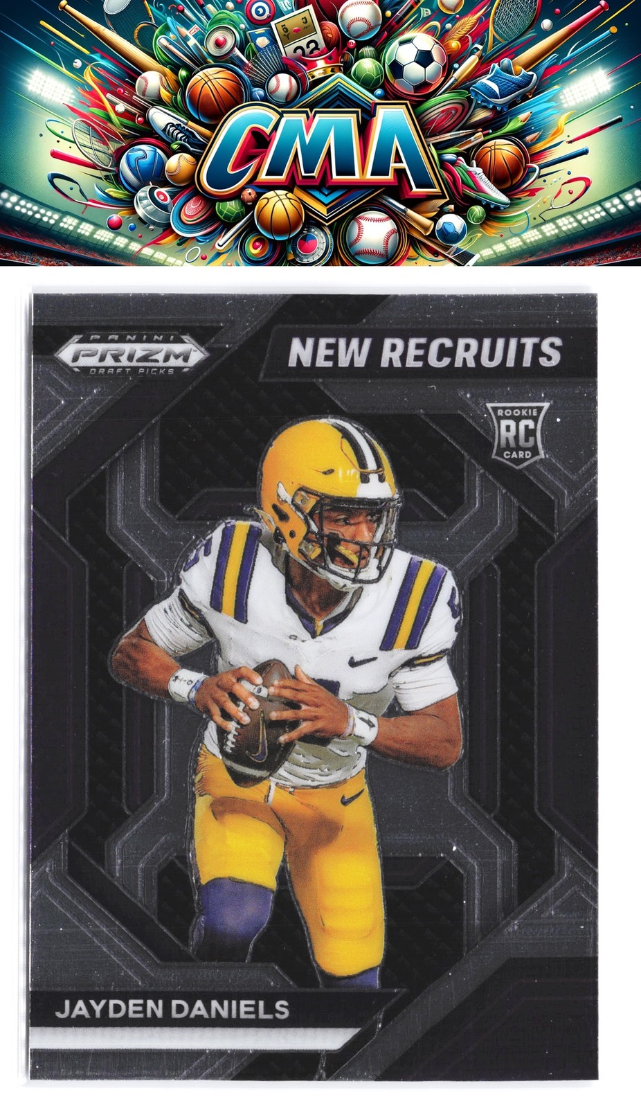 2024 Panini Prizm Draft Picks #NR-JDS Jayden Daniels New Recruits