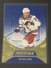 2021-22 Upper Deck Credentials - Adam Fox - #34 - Indigo /249