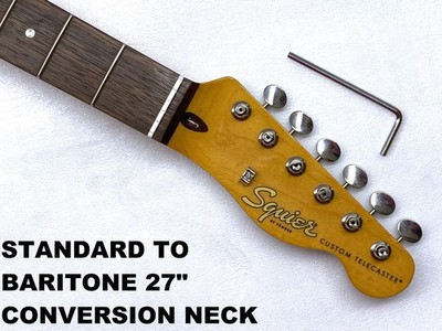 Genuine Fender Squier BARITONE NECK 60's Custom Telecaster Classic Vibe Tele