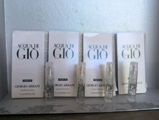 Lot of 4 ACQUA DI GIO PARFUM 0.04oz /1.2 ml GIORGIO ARMANI SPRAY FOR MEN 4Vials
