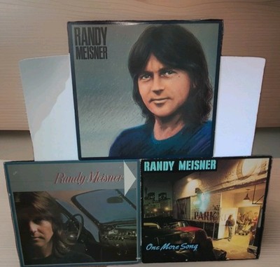 RANDY MEISNER  3 VINYL LOT  SELF-TITLED 1978, 1982 & ONE MORE SONG   EAGLES 