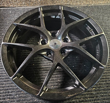 (QTY 1) BBS Forged 5-Spoke Satin Black Wheel ...