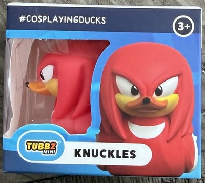 Tubbz Mini Sonic The Hedgehog Knuckles Rubber Duck Sega