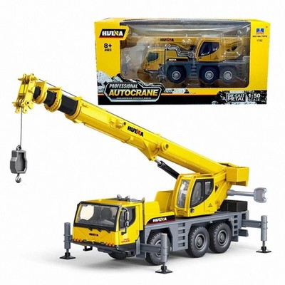Huina 1:50 Legierung Auto Druckguss LKW montiert Kran Modellbau Set nicht RC UK