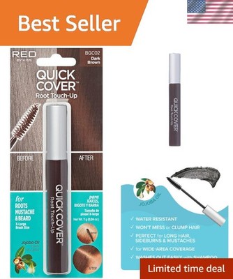 Smudge-Proof Dark Brown Root Touch Up Stick - Temporary Hair Color Solution