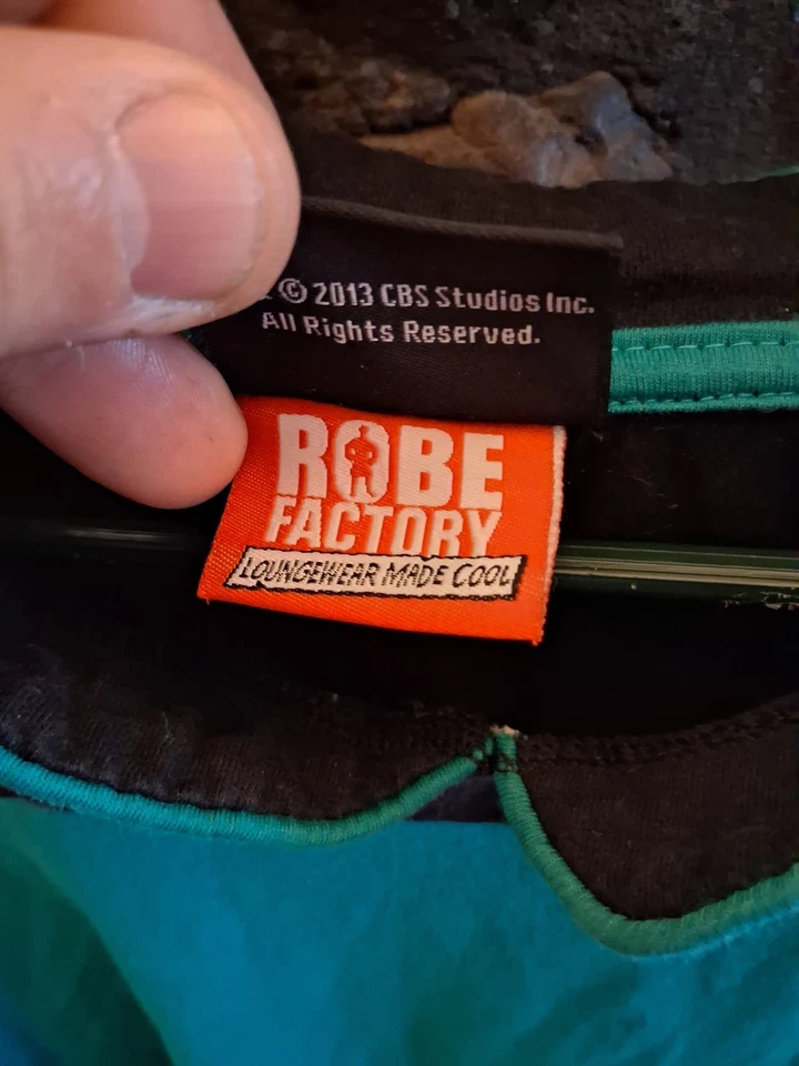 Star Trek TNG Science Uniform Shirt Mens XL Robe Factory Next Generation Tunic - Image 4 of 4