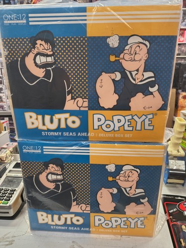 Mezco One:12 Collective Popeye & Bluto Stormy Seas Boxset **NEW**