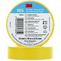 3M PVC-ISOLIERBAND 15MM X 10M Ge (Temflex 165)