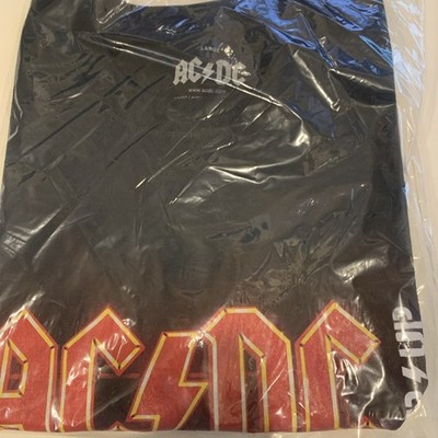 ACDC UP T- Shirt Black Sz Large 100% Cotton Di