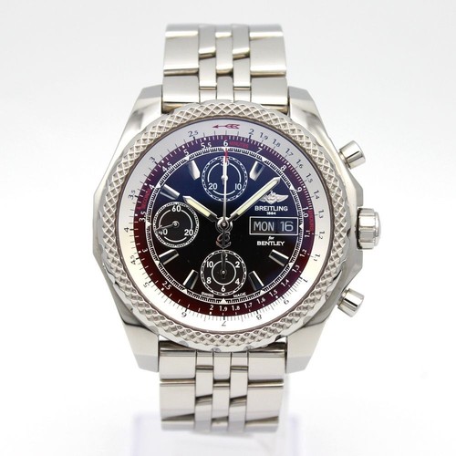 Breitling Bentley GT II A13365 Men's Watch Black Dial Used