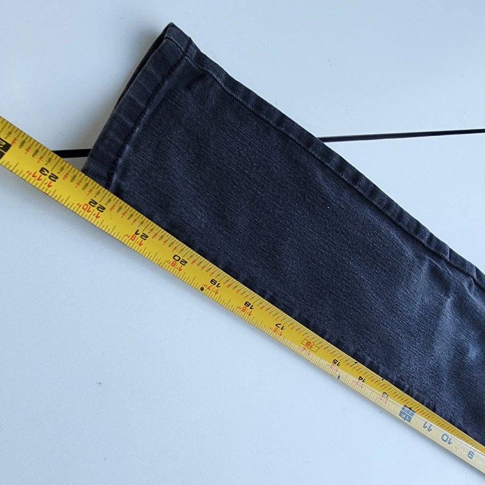 Pantalones de mezclilla rectos Crazy 8 Rocker para niños cintura ajustable negros grises talla 7 Foto 4 de 4