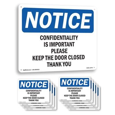 #ad #ad Confidentiality Is Important Please Keep OSHA Notice Sign Decal 5 or 10 Pack $212.99