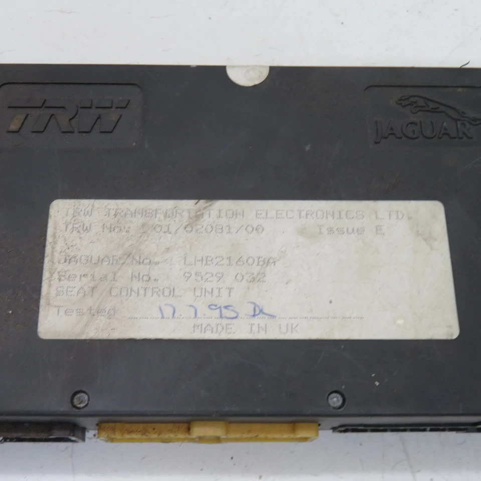 MÓDULO DE CONTROL DE ASIENTO ASTON MARTIN DB7 I6 1997 LHB 2160 BA Foto 3 de 4
