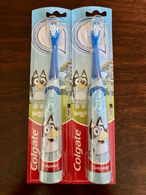 Lot of 2 Colgate Kids' Bluey Battery Powered Toothbrush - Extra Soft