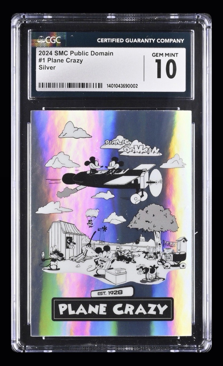 Saturday Morning Cards 2024 Plane Crazy Steamboat Mickey Mouse CGC