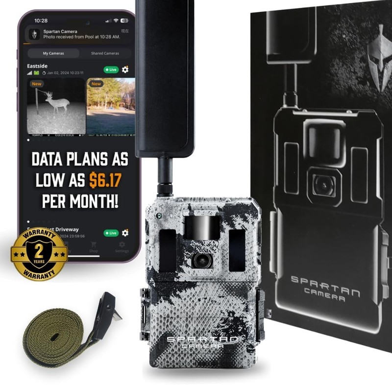 Spartan Camera GoLive2 4G LTE Trail Camera GL-V6Eb, Areus Camo, Verizon