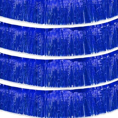 Parade Float Fringe, Banners,Fringe Garland,For Parade Float Blue