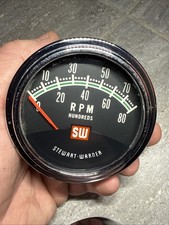 Sw Stewart Warner 0-8000 Rpm 2 58 Model 813929 Meter Made In Usa