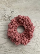Crochet Hair Scrunchies Small Elastic Pink