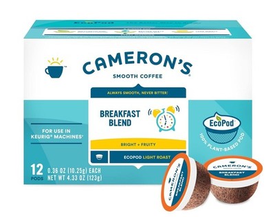 Cameron's Smooth Coffee Breakfast Blend 12-Count Box