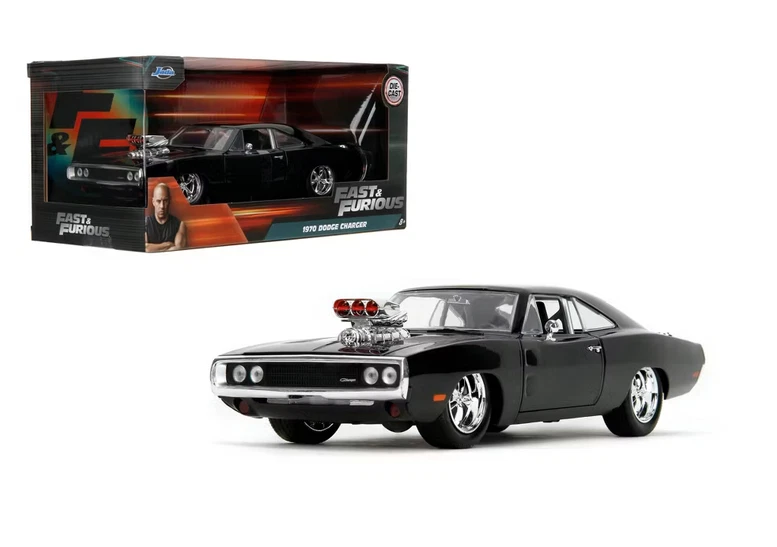 Jada Fast & Furious Dodge Charger R/T Schwarz 1:24 Modellauto Neu OVP - Bild 1 von 1