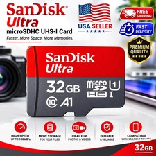 SanDisk 32GB Ultra Micro SD HC Class 10 TF Flash SDHC Memory Card mobile