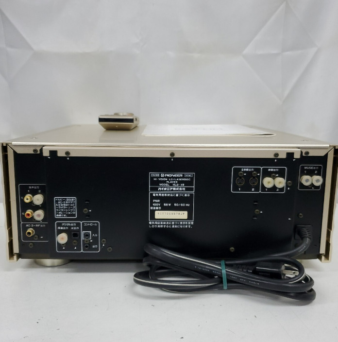 Pioneer HLD-X9 Hi-Vision MUSE LaserDisc Player Japan 100V Rare See Description