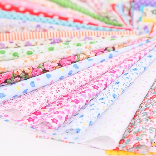100 Stück Quadratisches Stoffbündel Baumwolle Patchwork Nähen Quilten Stoff DIY - Bild 23 von 24
