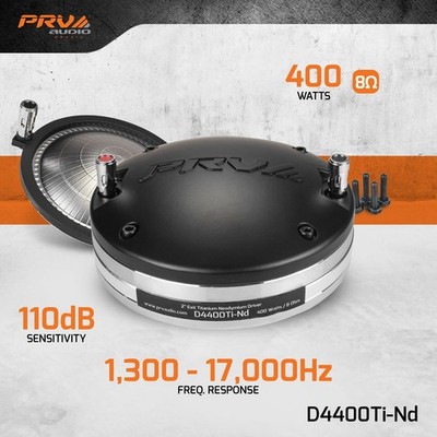 ディメンションゼロ　ホリプパセット 1x PRV Audio D4400Ti-Nd Titanium Neodymium Compression Driver 2