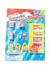 Bazooka  Ring Pop Teeny Tinies Mini Display Set   Collectible Toy 14 PIECE SET