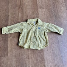 Chaps Baby Boy's Button Down Dress Shirt 3 M Yellow Navy  Woody from Toy Story