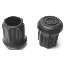 GRAINGER APPROVED LTB18BE/W Furniture Protective Leg Tips,3/4 in Dia 18AE17