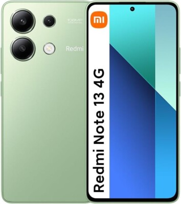 Xiaomi Redmi Note 13 (512GB+8GB) GSM Bands Unlocked (Global Version) MINT GREEN
