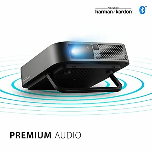 ViewSonic M2e Full HD 1080p Smart Portable LED Projector for Home Entertainment - Picture 4 of 6