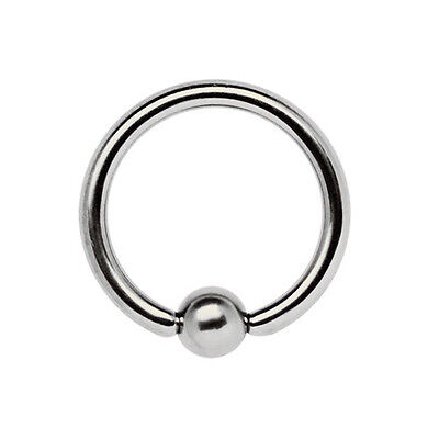 Bijou Piercing Poitrine Intime Anneau Bcr en 1,6mm avec Trois Boule Pierre In